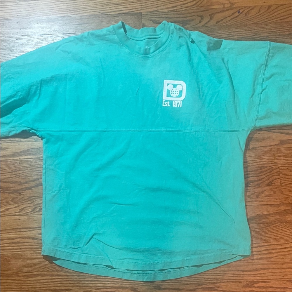 Disney Teal Green Pullover Sweatshirt